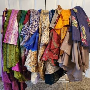 Silk Wrap Dress Lot of 9